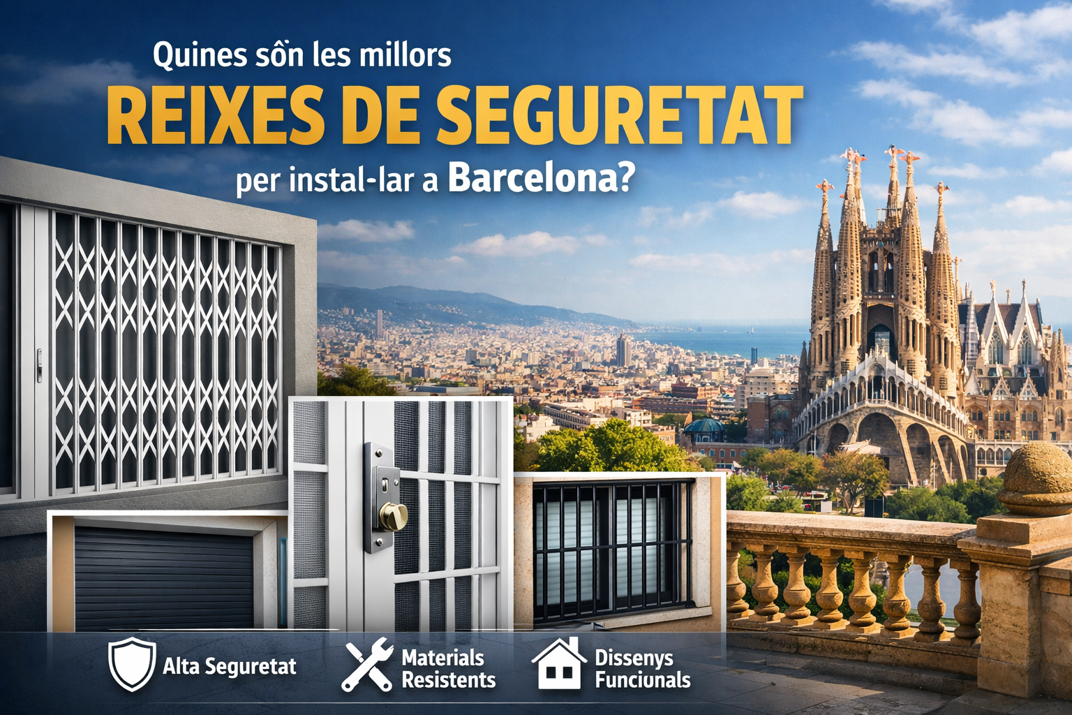 On puc trobar reixes de seguretat fiables per a locals comercials? Quines son les millors reixes de seguretat per instal·lar a Barcelona - On puc trobar reixes de seguretat fiables per a locals comercials?