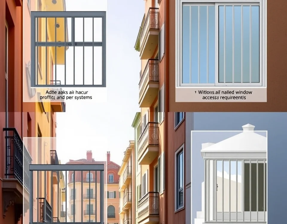 Professional image related to Que tipos de rejas de seguridad para ventanas son mas efectivos en Barcelona with high-quality visual elements
