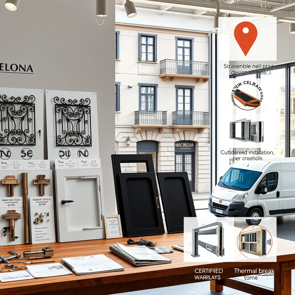 ¿Dónde puedo comprar rejas para puertas con instalación incluida en Barcelona? text2img efc8b8ab d0b4 42d2 9520 599a5b4d157b 00001 - ¿Dónde puedo comprar rejas para puertas con instalación incluida en Barcelona?