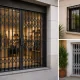 Rejas de ballesta castelldefels para ventanas y puertas Rejas de ballesta y fijas para ventanas y puerta 80x80 - Rejas de ballesta castelldefels para ventanas y puertas