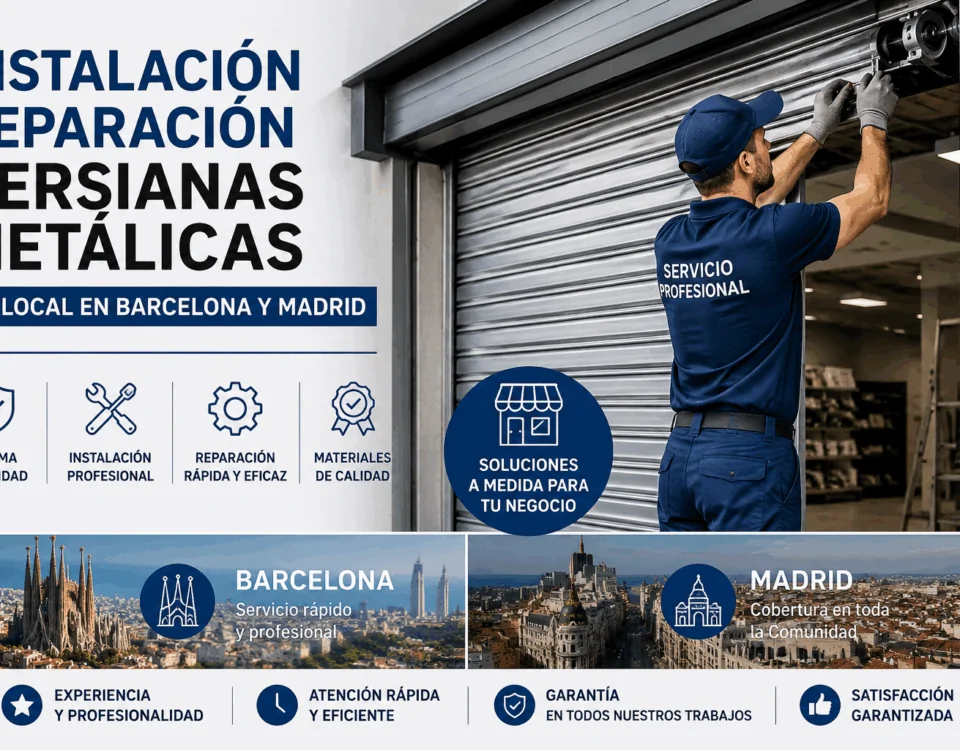 Instalacion Reparacion Persianas Metalicas de Local en Barcelona y Madrid 960x750 - Instalación Reparación Persianas Metálicas de Local en Barcelona y Madrid