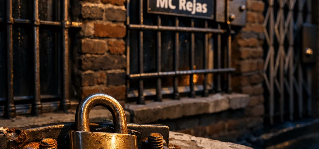 Tres ventanas con diferentes rejas de seguridad al atardecer, mostrando la comparacion de rejas de ballesta para ventanas.