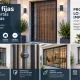 Rejas fijas para puertas y ventanas 80x80 - Rejas de seguridad para puertas